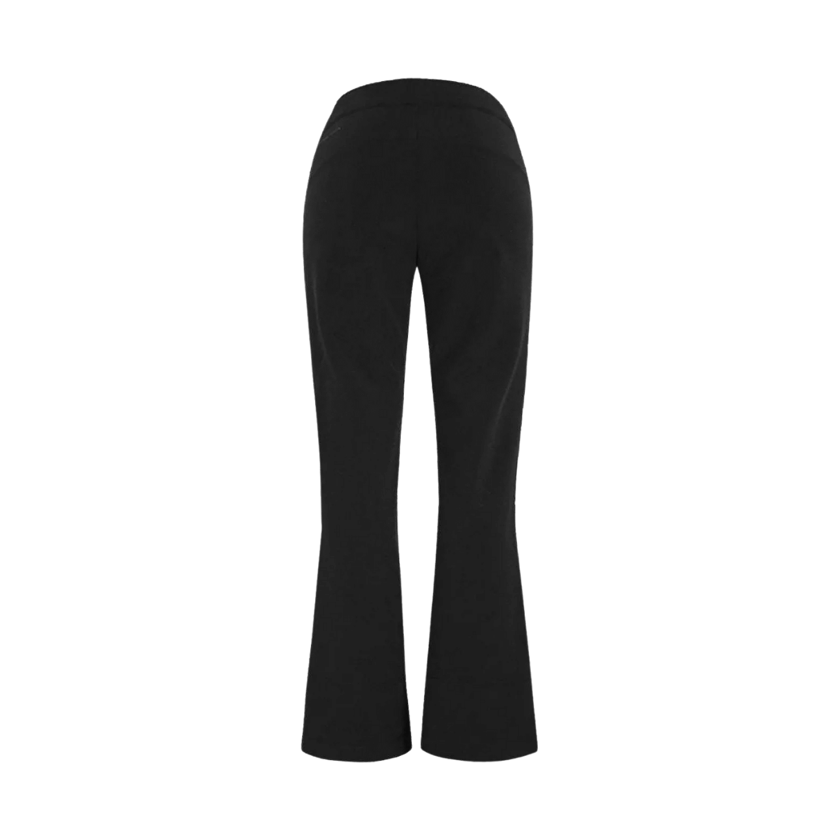 BOULDER GEAR WOMEN VORTEX SOFTSHELL PANT PETITE BLACK BACK VIEW
