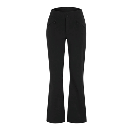 BOULDER GEAR WOMEN VORTEX SOFTSHELL PANT REGULAR BLACK FRONT VIEW