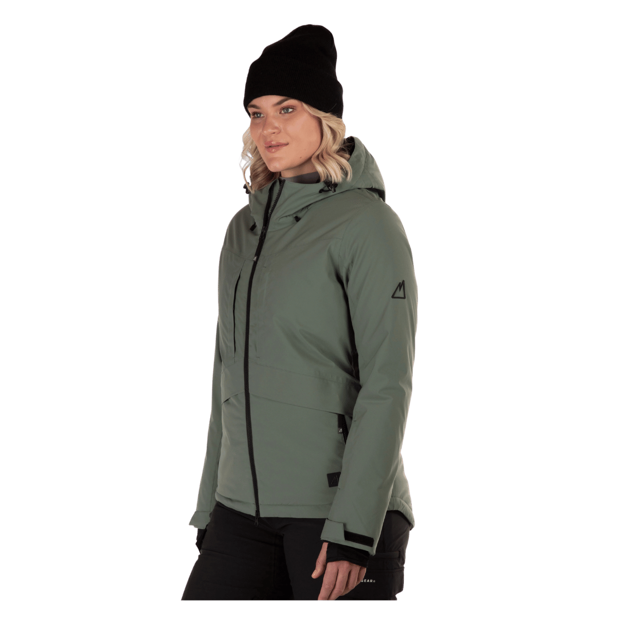 BOULDER GEAR WOMEN WHIMSICAL JACKET BASIL SIDE VIEW