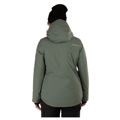 BOULDER GEAR WOMEN WHIMSICAL JACKET BASIL BACK VIEW