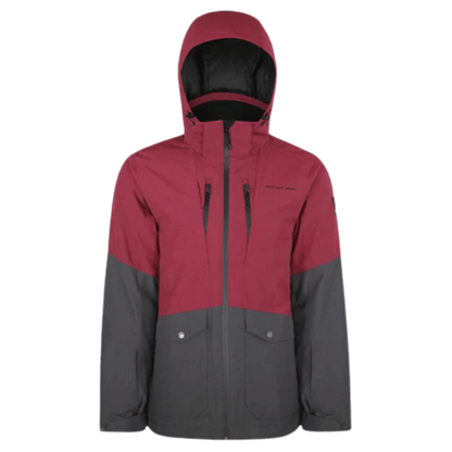 BOULDER GEAR DOWNSLIDE JACKET REGULAR DARK MAROON FRONT VIEW
