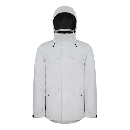 BOULDER GEAR TETON JACKET EXTENDED OYSTER XXL FRONT VIEW