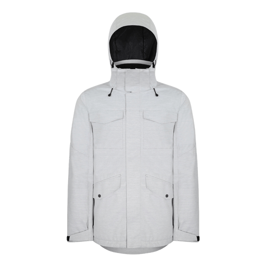 BOULDER GEAR TETON JACKET EXTENDED OYSTER XXL FRONT VIEW