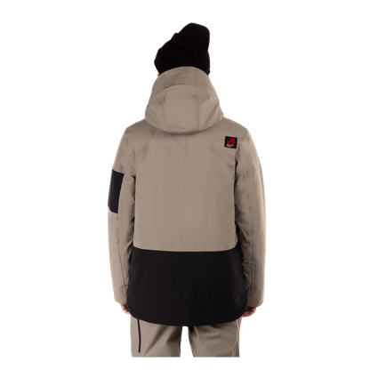 BOULDER GEAR TREMOR JACKET GRAVEL BACK VIEW