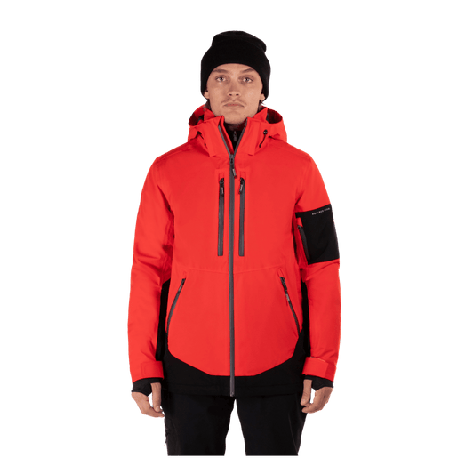 BOULDER GEAR VOLT TECH JACKET RED SPICE FRONT VIEW