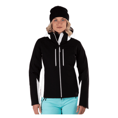 BOULDER GEAR WOMEN CARA TECH JACKET BLACK FRONT VIEW