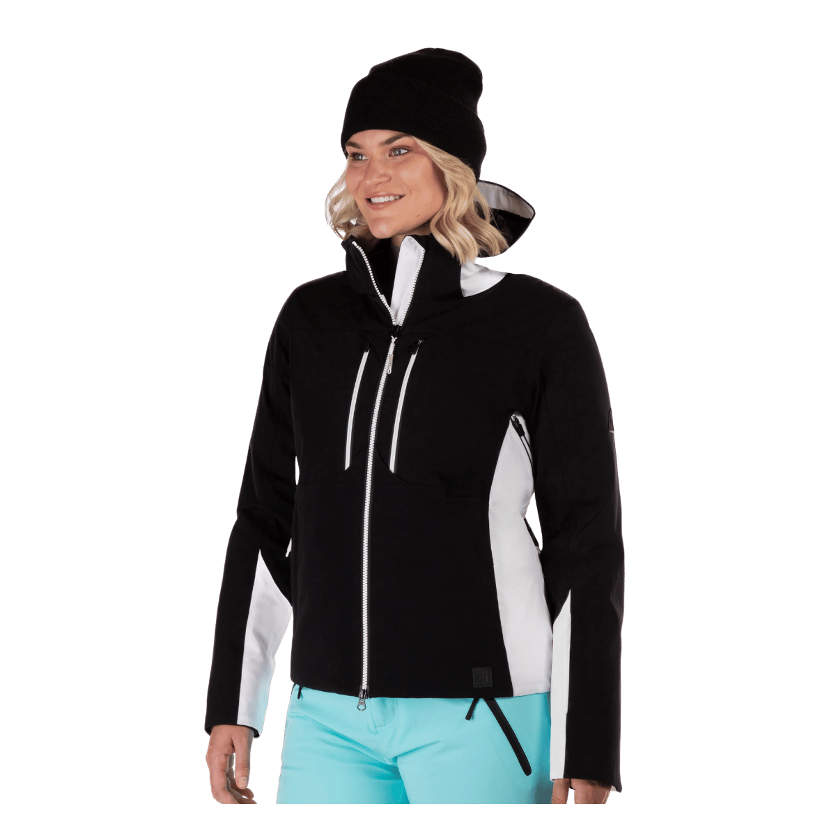 BOULDER GEAR WOMEN CARA TECH JACKET BLACK SIDE VIEW