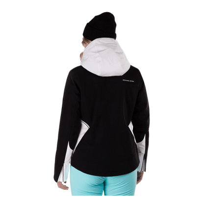 BOULDER GEAR WOMEN CARA TECH JACKET BLACK BACK VIEW