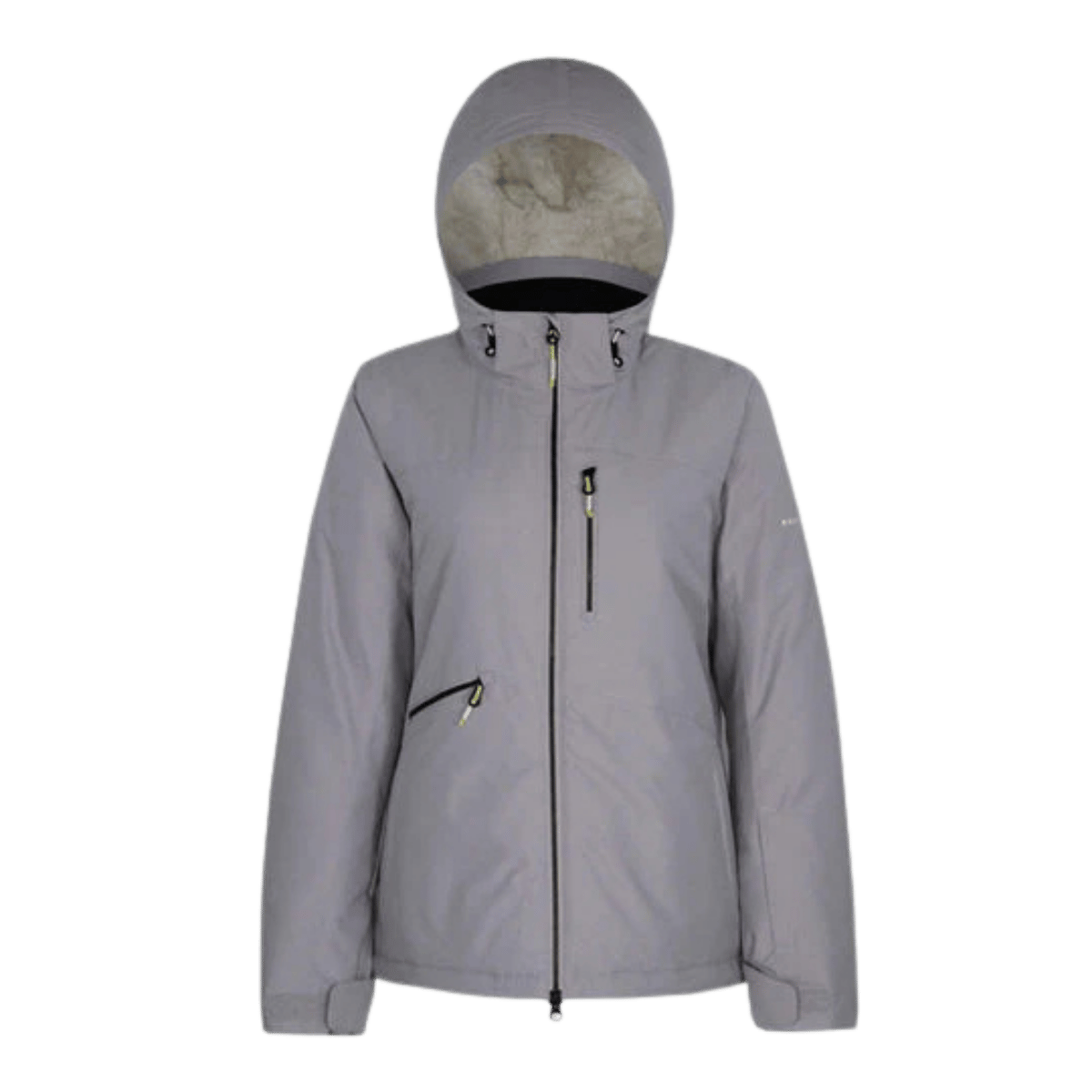 BOULDER GEAR WOMEN EMBER JACKET LILAC GRAY FRONT VIEW