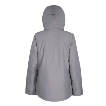 BOULDER GEAR WOMEN EMBER JACKET LILAC GRAY BACK VIEW
