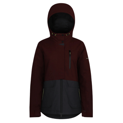 BOULDER GEAR WOMEN GOOFY JACKET EXTENDED WILD BERRY FRONT VIEW