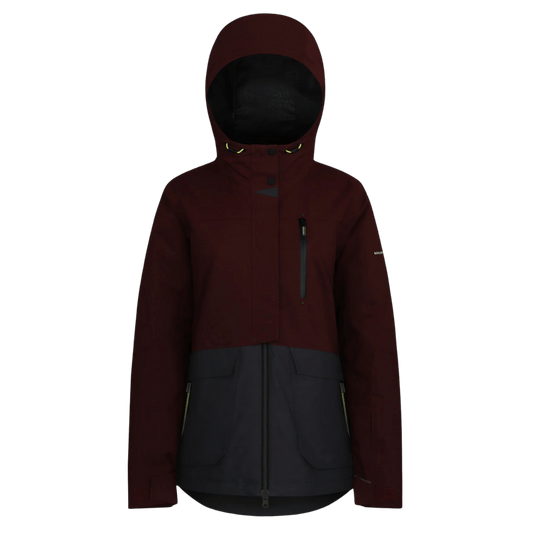 BOULDER GEAR WOMEN GOOFY JACKET EXTENDED WILD BERRY FRONT VIEW