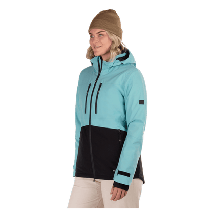 BOULDER GEAR WOMEN MESMERIZE JACKET AQUA SEA SIDE VIEW