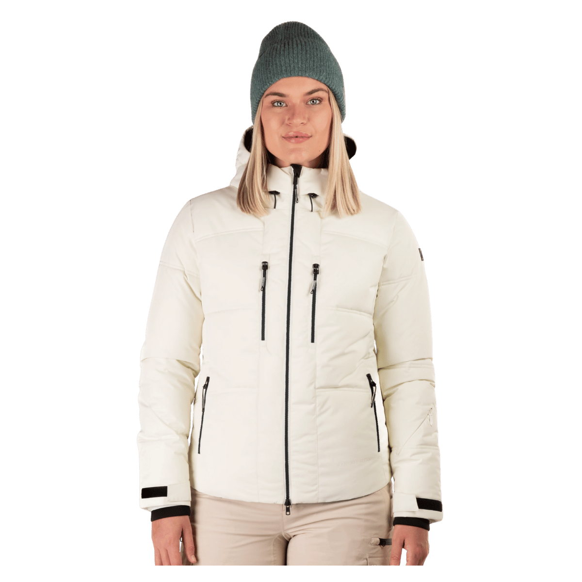 BOULDER GEAR WOMEN PIPPA JACKET FROST FRONT VIEW
