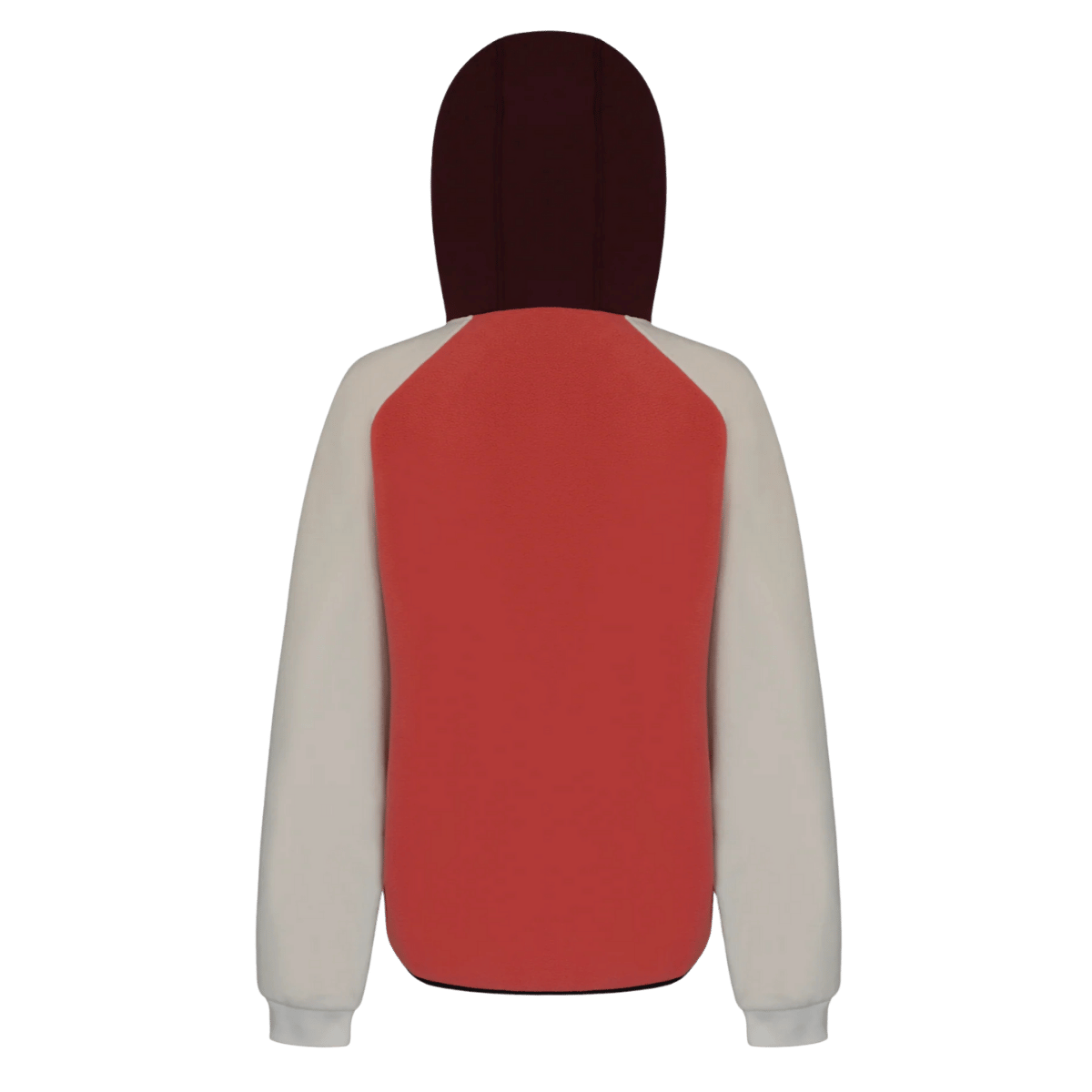 BOULDER GEAR WOMEN SCOUT FLEECE PULLOVER DUSTY CEDAR BACK VIEW