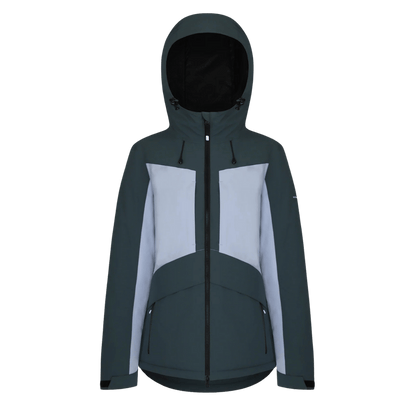 BOULDER GEAR WOMEN WHIMSICAL JACKET DARK SLATE FRONT VIEW