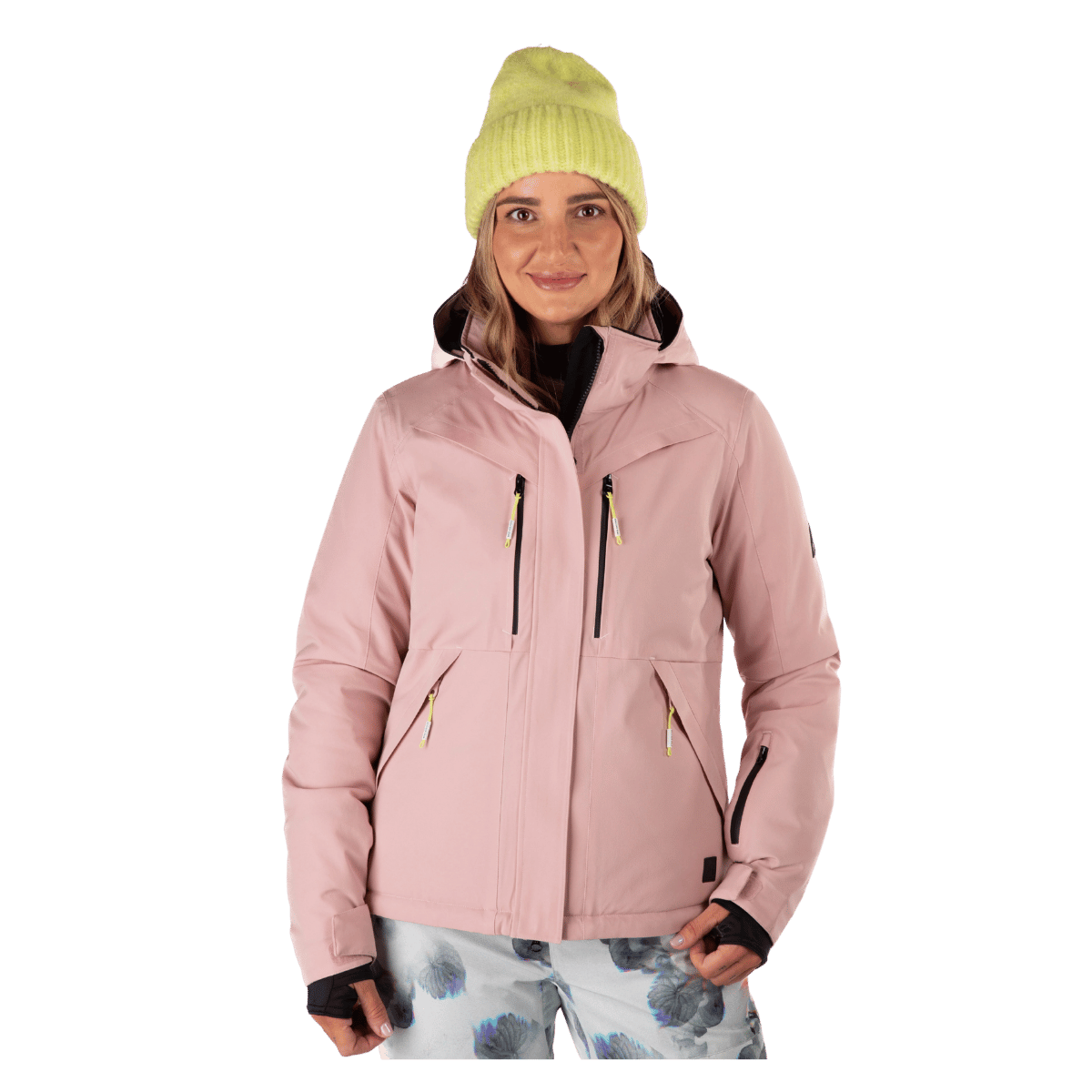 BOULDER GEAR WOMEN WREN JACKET PINK SUEDE FRONT VIEW