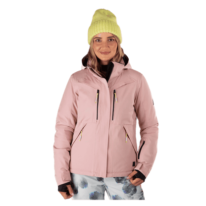 BOULDER GEAR WOMEN WREN JACKET PINK SUEDE FRONT VIEW