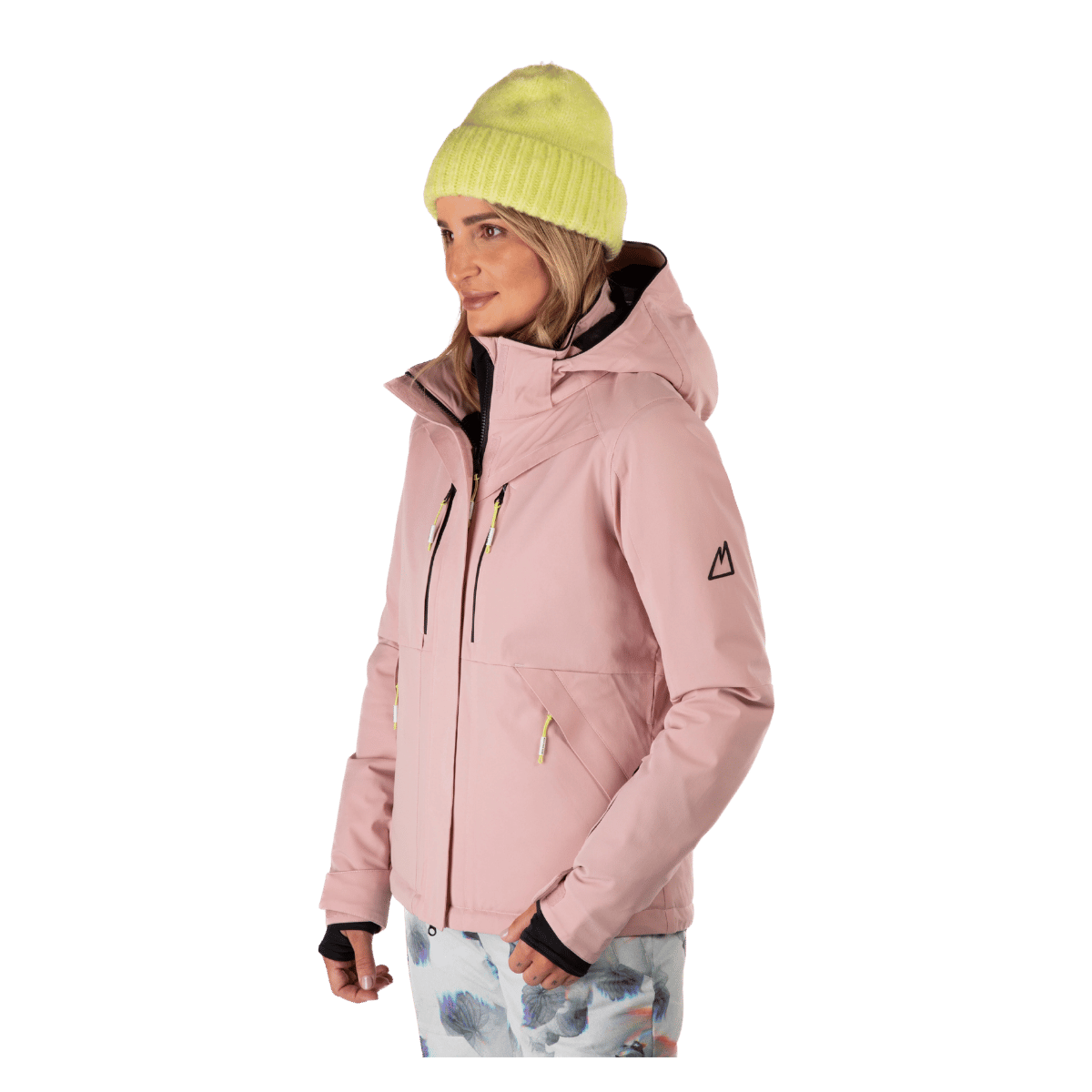 BOULDER GEAR WOMEN WREN JACKET PINK SUEDE SIDE VIEW
