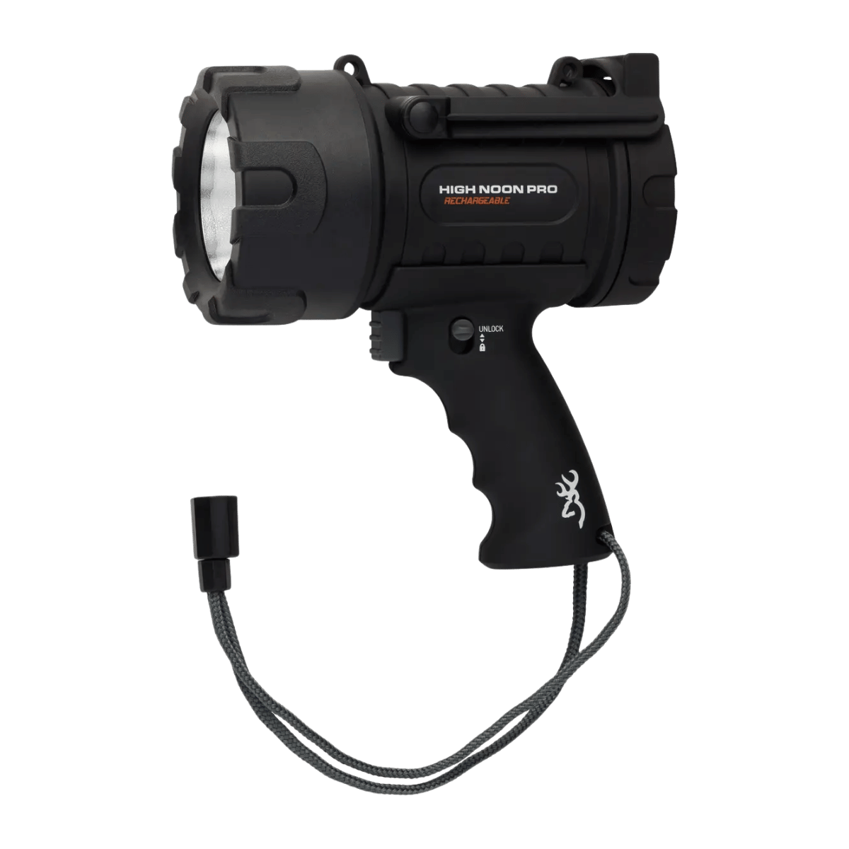 BROWNING HIGH NOON USB RECHARE SPOTLIGHT - SIDE VIEW