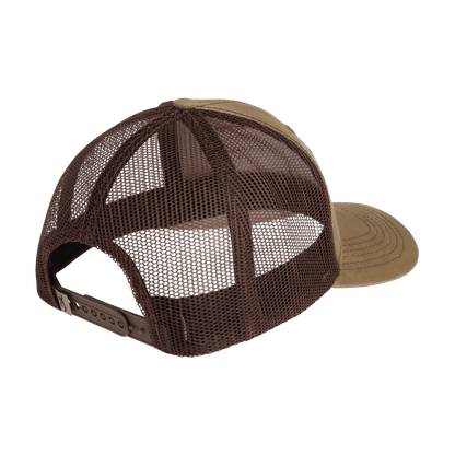 BROWNING TIMBER WAX MESH CAP - LODEN BROWN - BACK VIEW