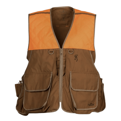 BROWNING MEN'S BIRD'N LITE VEST 2.0 W/O EMB - TAN BLAZE - FRONT VIEW