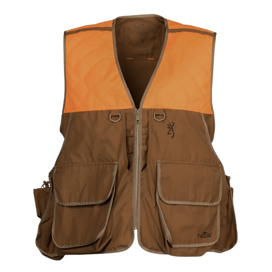BROWNING MEN'S BIRD'N LITE VEST 2.0 W/O EMB - TAN BLAZE - FRONT VIEW