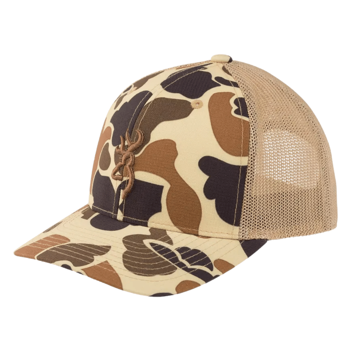 BROWNING MEN'S CUPPED UP MESH CAP - VINTAGE TAN