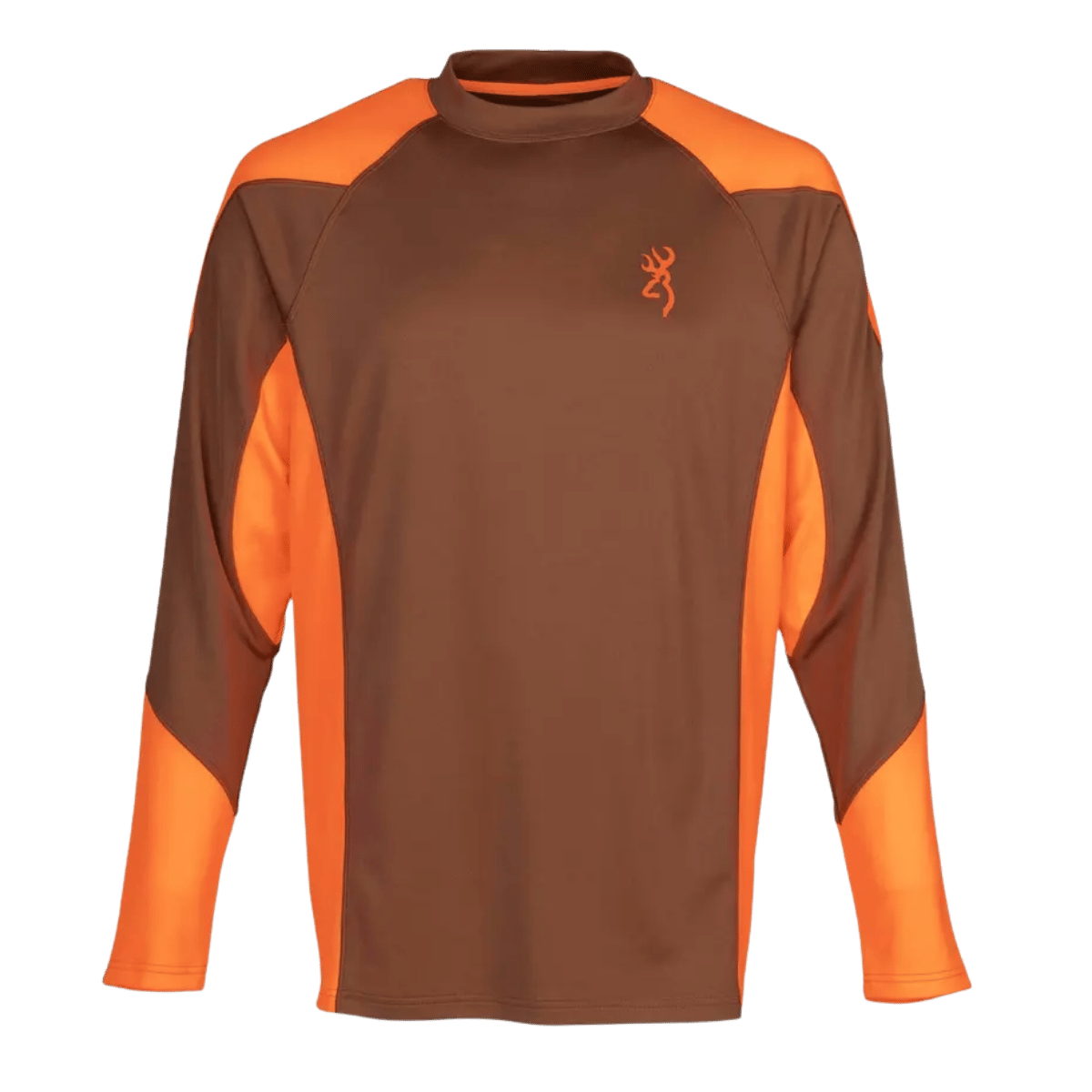 BROWNING MEN'S NTS UPLAND SHIRT 35+ UPF - TAN BLAZE - FRONT VIEW