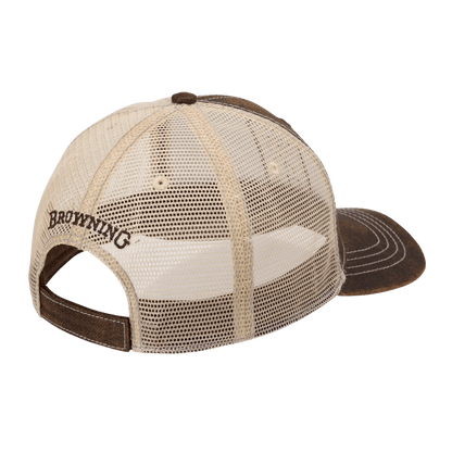 BROWNING MENSALTWOOD CAP - BROWN - BACK VIEW