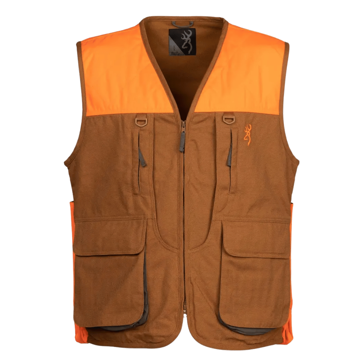 BROWNING MEN'S UPLAND VEST - TAN BLAZE - FRONT VIEW