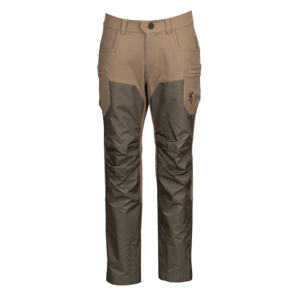 BROWNING WOMEN'S BRUSH FLATS PANTS - TAN BROWN - FRONT VIEW