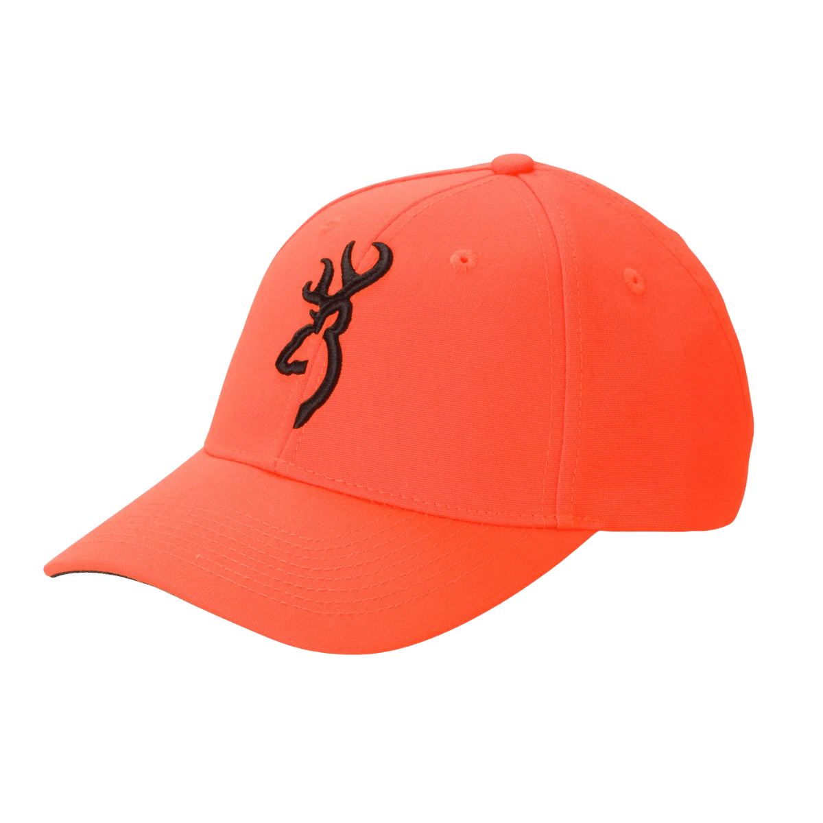 BROWNING YOUTH SAFETY CAP 3D BUCKMARK - BLAZE - FRONT VIEW