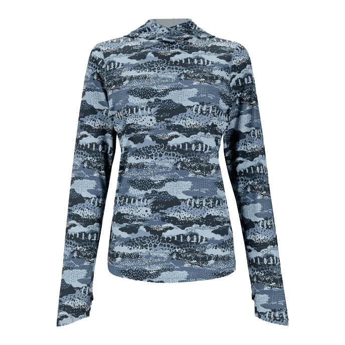 SIMMS WOMEN'S BUGSTOPPER SOLARFLEX HOODY - SHROUD SELVEDGE