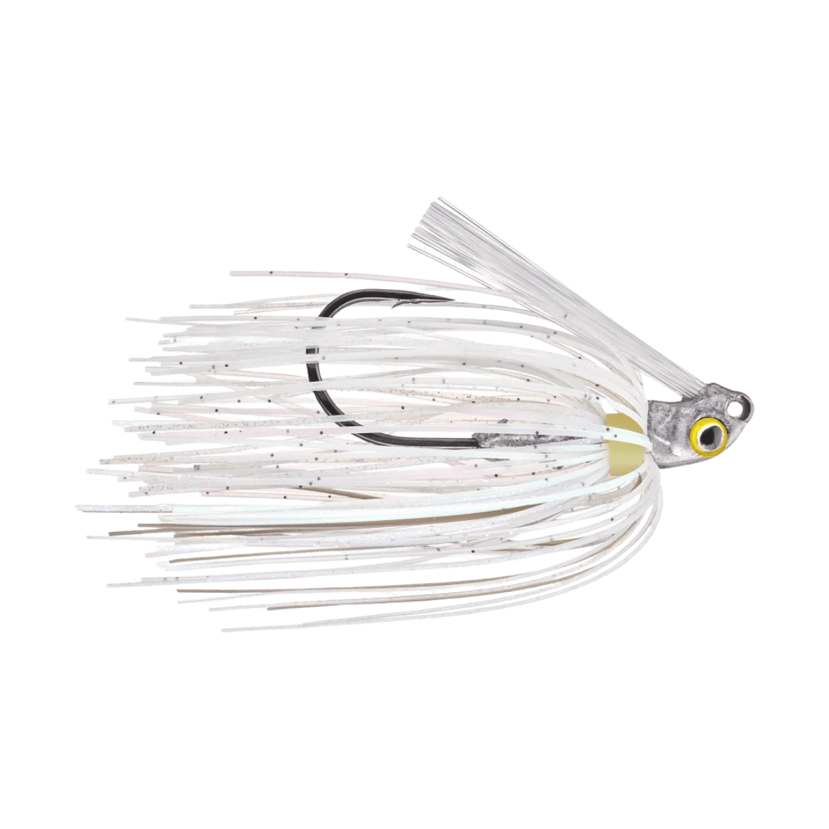 BUCKEYE LURES BRUSH PANDA HEAVY COVER SWIM JIG - WHITE - 3/8 OZ
