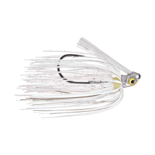 BUCKEYE LURES BRUSH PANDA HEAVY COVER SWIM JIG - WHITE - 3/8 OZ
