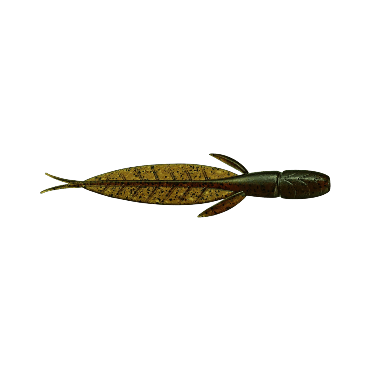 DAIWA EVERGREEN C-4 LEECH 8PK - 3.1IN GRN PUMPKIN