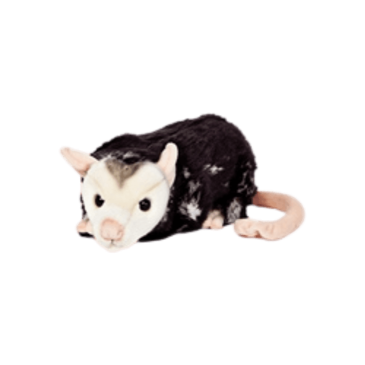 CABIN CRITTERS OPOSSUM BLACK WHITE