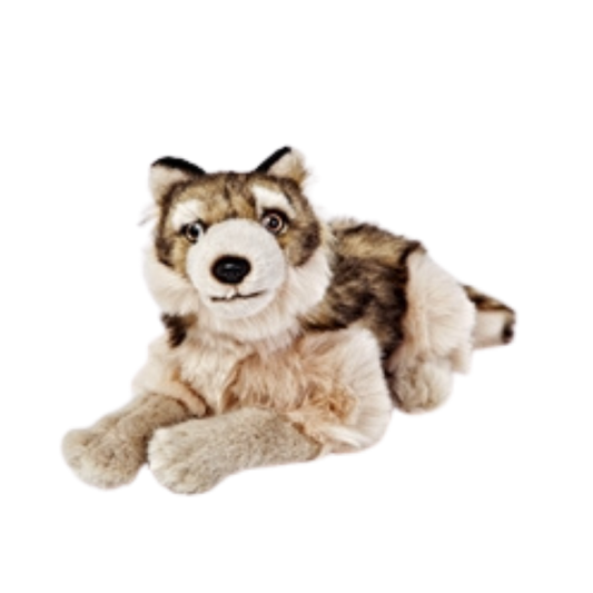 CABIN CRITTERS WOLF BROWN WHITE