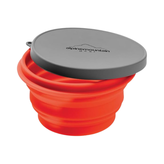 CADDIS COLLAPSIBLE CONTAINER W/LID ORANGE