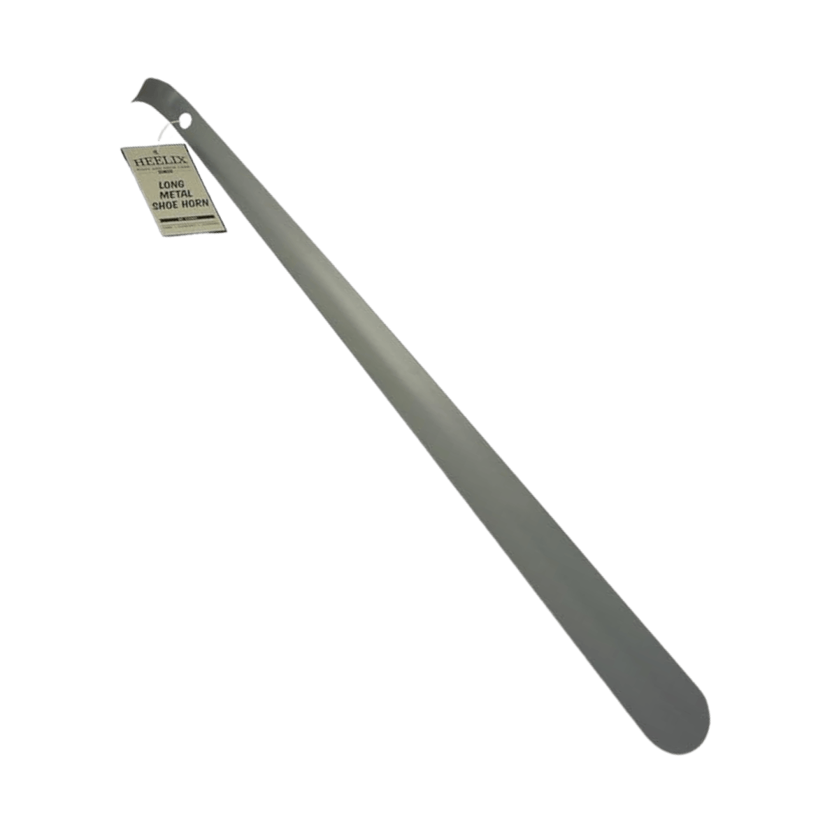CADILLAC HELIX METAL SHOE HORN - SILVER/GREY 23" - WHOLE VIEW