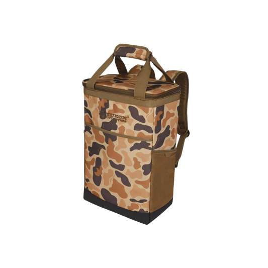 YUKON OUTFITTERS CAMO DOCKSIDE BACKPACK COOLER MO BOTTOMLAND