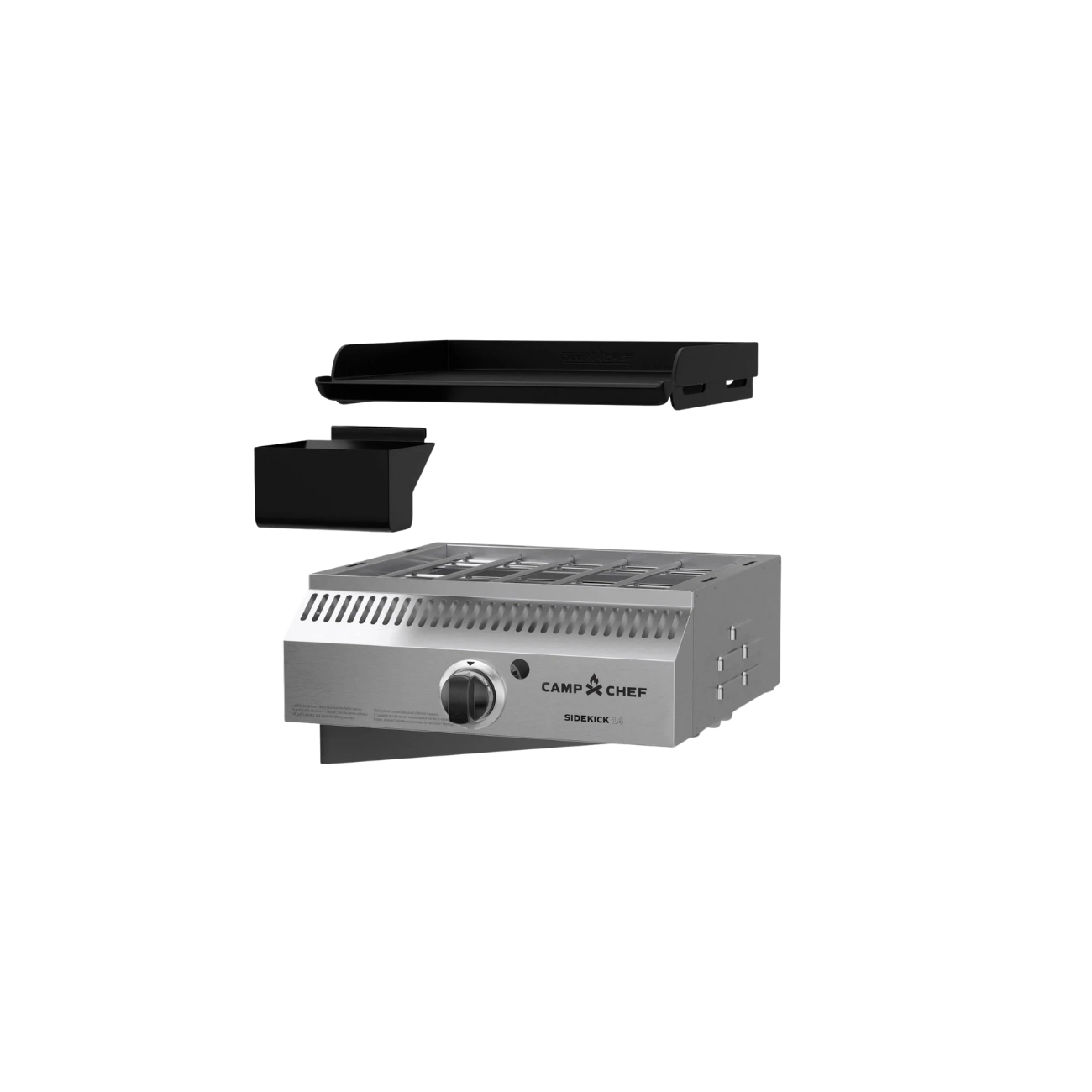 CAMP CHEF SIDEKICK SEAR W/ BBQ BOX SILVER BLACK