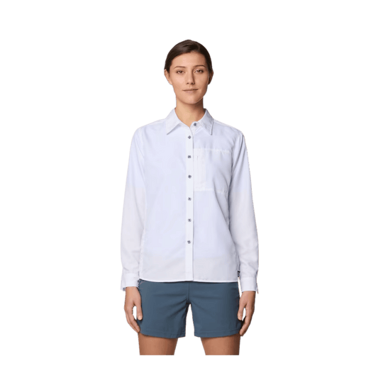 MOUNTAIN HARDWEAR WOMEN'S CANYON LS SHIRT - WHITE