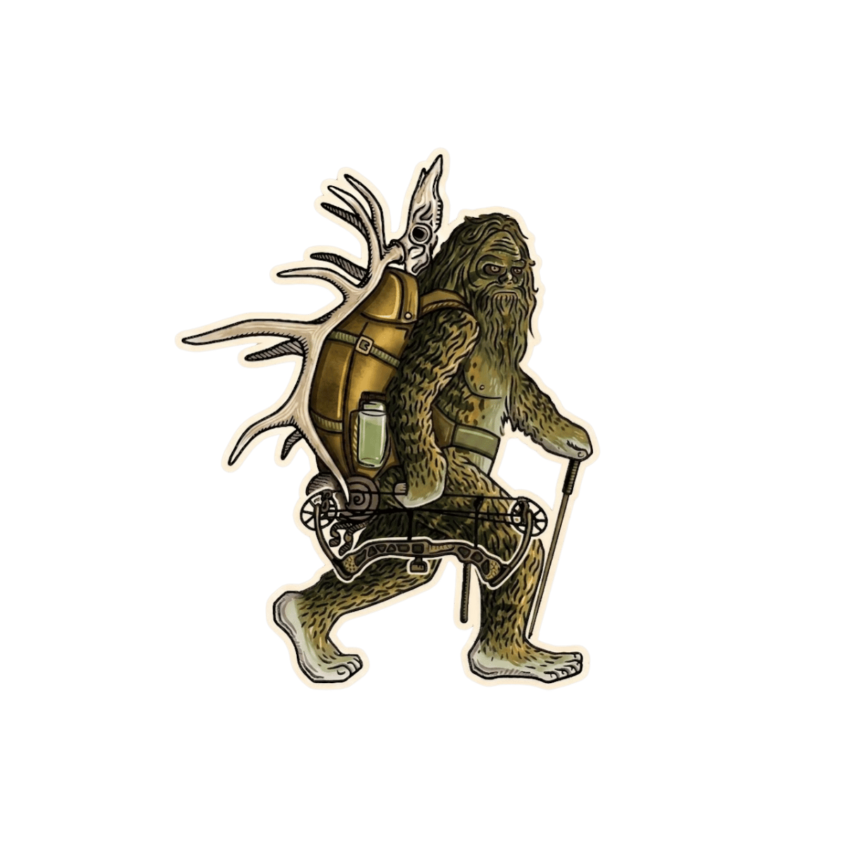 CASEY UNDERWOOD SQUATCH DECALS SMALLMOUTH