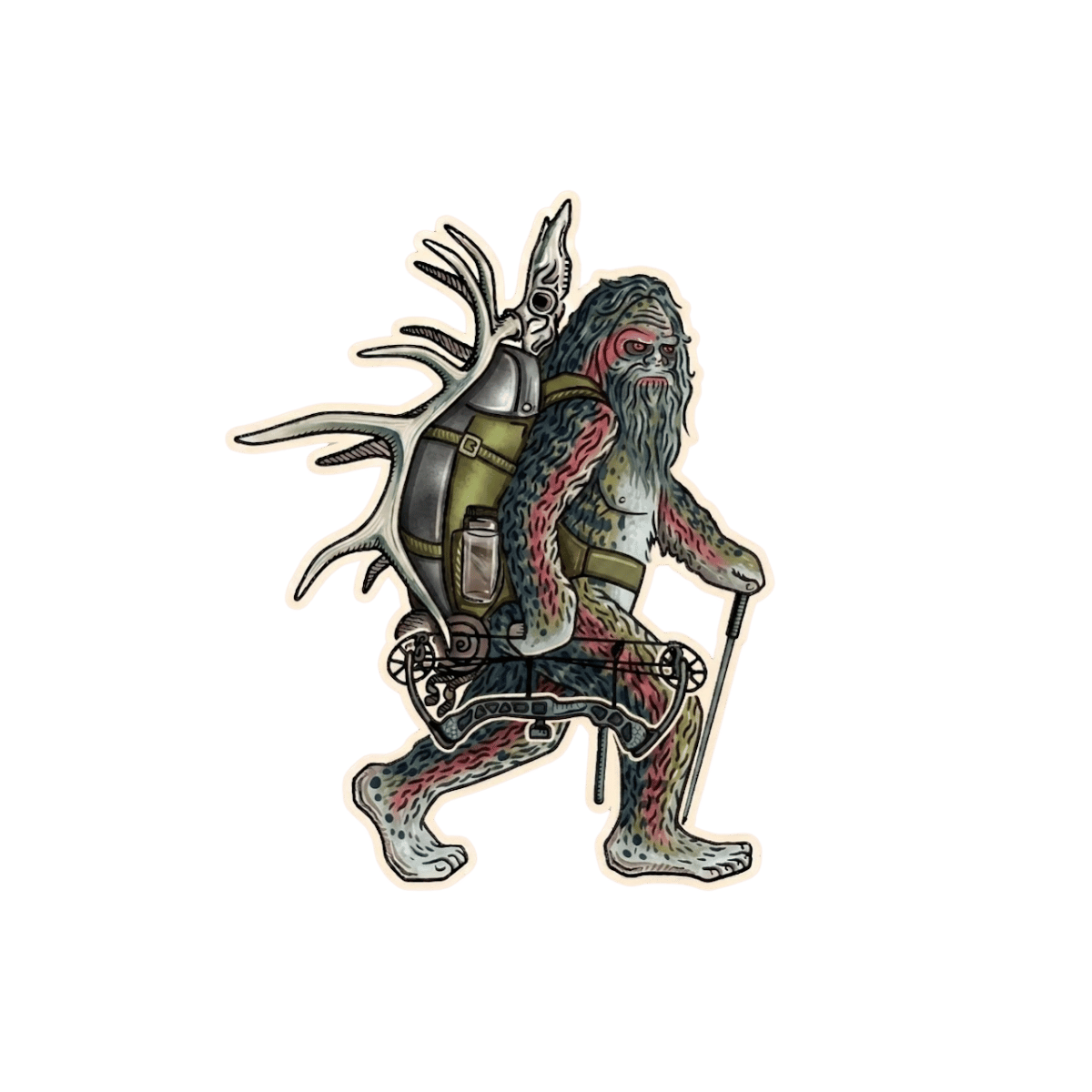 CASEY UNDERWOOD SQUATCH DECALS STEELHEAD