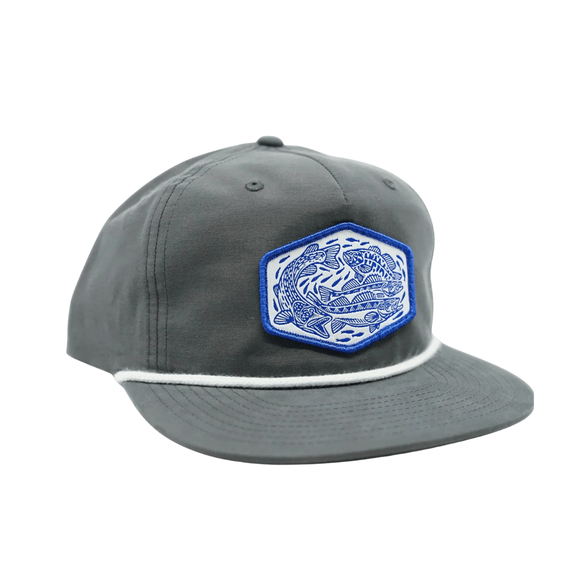 CASEY UNDERWOOD RICHARDSON HATS - BAIT BALL ROPE - GRAY - RIGHT SIDE VIEW
