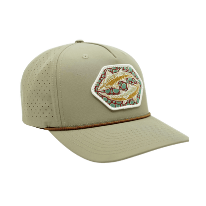 CASEY UNDERWOOD GIN CLEAR PERFORMANCE HAT - STONE W/CEDAR ROPE - RIGHT SIDE VIEW