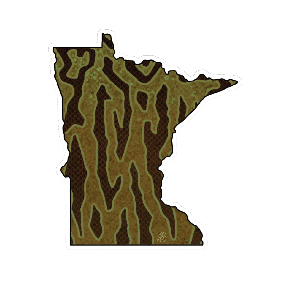 CASEY UNDERWOOD REGIONAL DECALS - MINNESOTA - SMALLMOUTH