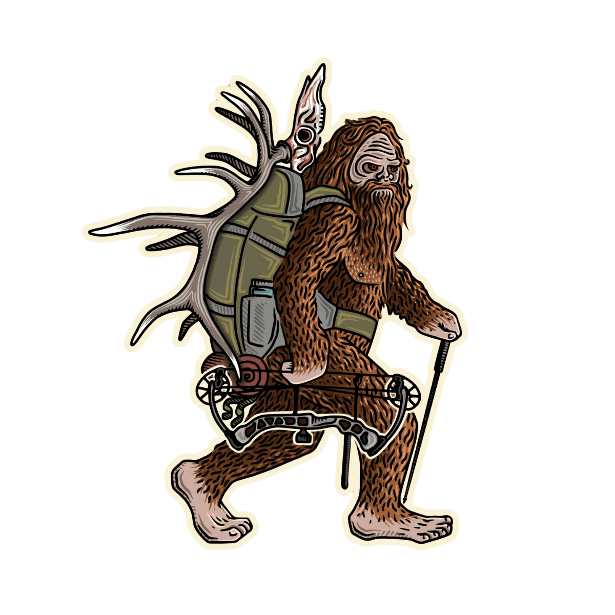 CASEY UNDERWOOD SPECIAL EDITION DECALS - BOW SQUATCH